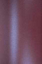 Majestic Hârtie decorativă colorată metalizată Majestic 250g Night Club Purple violet închis buc. 10A5