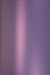 Majestic Hârtie decorativă colorată metalizată Majestic 250g Satin Violet buc. 10A5