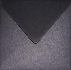 Aster Metallic Plicuri perlă decorativă metalizată pătrate K4 15, 3x15, 3 NK Aster Metallic Black Cooper negru cu pete de cupru 120g
