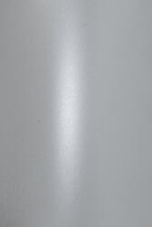 Aster Metallic Hârtie decorativă colorată metalizată Aster Metallic 120g Silver argintiu 72x100 R250 1 buc