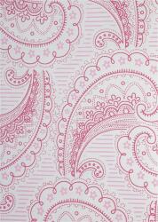  Hârtie decorativă model arabesc - roz 18x25 5buc