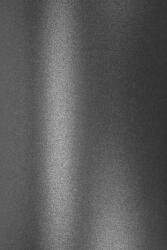 Majestic Hârtie decorativă colorată metalizată Majestic 120g Antracyt negru 72x102 R250 1 buc