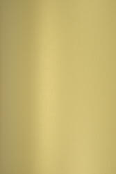  Hârtie decorativă colorată metalizată Majestic 120g Mellow Yellow galben buc. 10A5