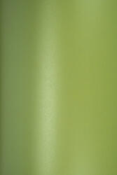 Majestic Hârtie decorativă colorată metalizată Majestic 250g Satin Lime verde deshis buc. 10A5