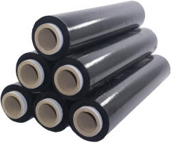  Folie stretch neagră 2, 5kg 6 buc