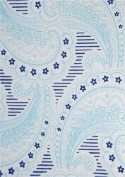  Hârtie decorativă model arabesc - albastru 18x25 5buc