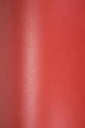 Majestic Hârtie decorativă colorată metalizată Majestic 120g Emporer Red roșu buc. 10A4