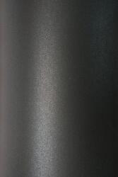 Sirio Pearl Hârtie decorativă colorată metalizată Sirio Pearl 230g Coal Mine negru 72x102 R125 1 buc