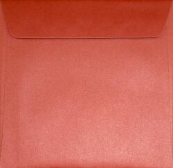  Plicuri perlă decorativă metalizată pătrate K4 17x17 HK Sirio Red Fever roșu 125g