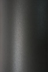 Sirio Pearl Hârtie decorativă colorată metalizată Sirio Pearl 125g Coal Mine negru buc. 10A5