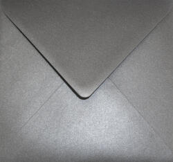 Aster Metallic Plicuri perlă decorativă metalizată pătrate K4 15, 3x15, 3 NK Aster Metallic Grey gri 120g