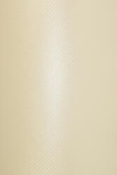 Aster Metallic Hârtie decorativă colorată metalizată Aster Metallic 250g Cream Dots ecru buc. 10A4