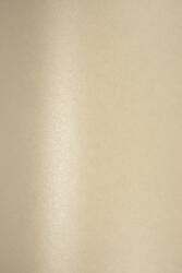 Majestic Hârtie decorativă colorată metalizată Majestic 120g Sand bej buc. 10A5