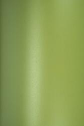 Majestic Hârtie decorativă colorată metalizată Majestic 250g Satin Lime verde deshis 72x102 R125 1 buc