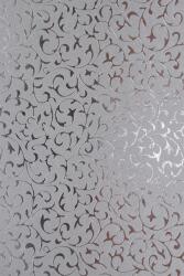  Hârtie decorativă metalizată argintie - dantelă argintie 56x76cm
