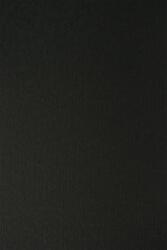 Nettuno Hârtie decorativă colorată cu dungi texturate Nettuno 280g Nero negru72x101 R100 1 buc