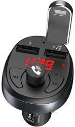 hoco. Трансмитер за кола Hoco E41 In-car audio wireless FM transmitter - Черен
