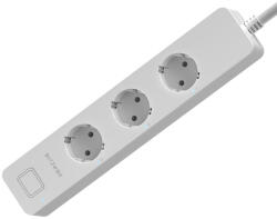BlitzWolf Prelungitor inteligent Blitzwolf BW-SHP9, 3 prize si 2 porturi USB, 3300W, 15A, Control de pe telefonul mobil SmartElectro IntelligentHouse (BW-SHP9)