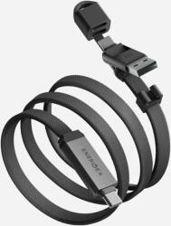 Energea Sheath Travel 2-in-1 USB-C USB-C/USB-A 480 Mb/s 60W, 1, 2m, kábel