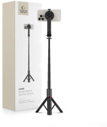 Tech-Protect L04S Bluetooth szelfibot, szelfibot, fekete