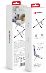 Forcell F-GRIP Fold Stand X Pro, laptop állvány, szürke