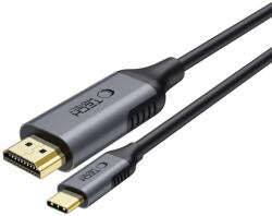 Tech-Protect UltraBoost Type-C HDMI 2.0 4K 60 Hz 180 cm, kábel, fekete