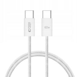 Tech-Protect UltraBoost Classic USB-C / USB-C PD 60W, 3A, 1m, kábel, fehér