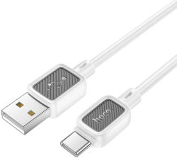 hoco. USB-A - USB-C X108, 3A, 1m, kábel, fehér
