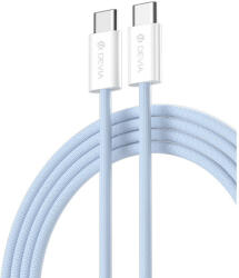 DEVIA Smart EC325 PD USB-C - USB-C 60W, 3A, 1m, kábel, kék