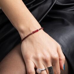 Ezera Bratara dama Kavin din pietre semipretioase de Granat si Rubin, inchidere si accesorii din argint 925 (BDKAV925)
