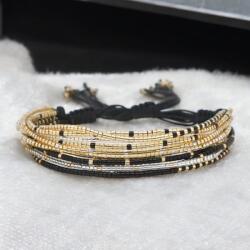 Ezera Bratara handmade margele Miyuki pentru femei cu mai multe straturi, pe snur (BMULTSSNUR)