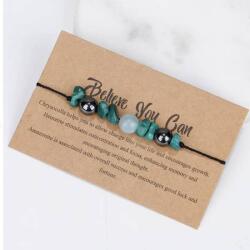 Ezera Bratara snur Believe You Can din cristale de Malachit, Hematit si Amazonit (BLOBYC)