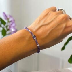 Ezera Bratara Ametist femei Sonia cu accesorii din argint 925 (BAMSON925)