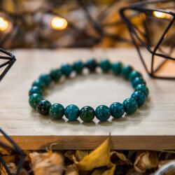 Ezera Bratara cu pietre semipretioase, Pheonix Stone, pentru barbati, margele de 8 mm (EZBHMPSR)