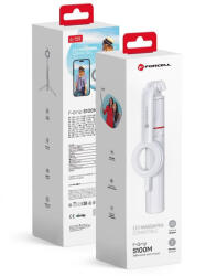 Forcell F-GRIP MagSelfie S100M selfie stick wireless control, szelfibot, fehér