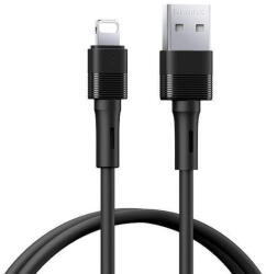 REMAX Leya Series RC-C093 USB/Lightning 2.4A, kábel, fekete
