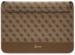 GUESS GUCS14PS4SGW 14" 4G Stripe Metal Logo, laptop táska, barna