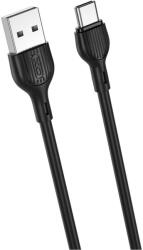 XO NB200 USB - USB-C, 2m, 2.1A, kábel, fekete