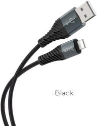 hoco. USB - Lightning 2.4A, X38, 1m, kábel, fekete