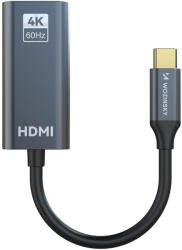 Wozinsky WACH-01 USB-C HDMI 4K 60 Hz, adapter, fekete