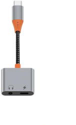 WIWU Audio adapter LT10 Typ C Typ C + 3, 5mm, audio adapter