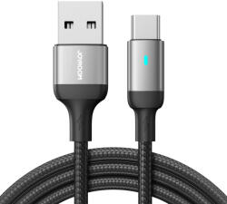 JOYROOM Extraordinary Series A10 USB-A / USB-C, 3A, 1, 2m, kábel, fekete