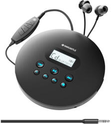 OAKCASTLE CD lejátszó - CD100 Fekete (Bluetooth 5.0) (1000000146)