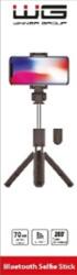 WINNER GROUP-WG WG - Stick selfie WG 6, Stick selfie + trepied, telescopic, cu buton Bluetooth, negru (7243)