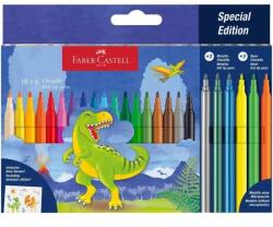 Faber-Castell Faber-Castell: Dinós filctoll készlet - 24 db-os (554222) - jateknet