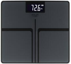 Adler Cantar Corporal Adler AD 8194 Stripes Display LCD Maxim 180KG Incarcare USB-C Gri/Negru (AD 8194 stripes) Cantar baie