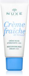 NUXE Crème Fraîche de Beauté Moisturizing Rich Cream tápláló hidratáló száraz nagyon száraz érzékeny bőrre 30 ml