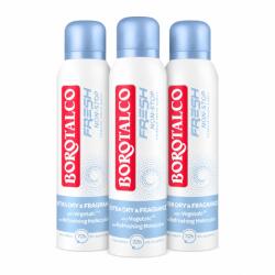 Borotalco - Deodorant Spray antiperspirant Fresh Non-Stop Fresh Talc Scent Borotalco, 150 ml 3 x 150 ml - hiris - 62,00 RON