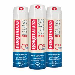 Borotalco - Deodorant Spray Men Pure Clean Scent, Borotalco 3 x 150 ml