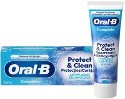 Oral-B Complete Protect & Clean fogkrém, antibakteriális cinkkel és hosszan tartó frissesség technológiával, 75 ml
